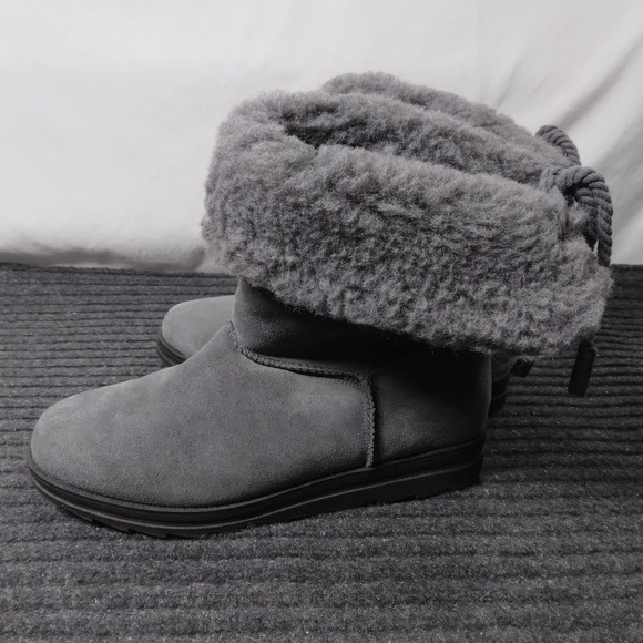 Muk Luks Women Ziggy Rodeo Winter Boots Gray - Picture 1 of 6